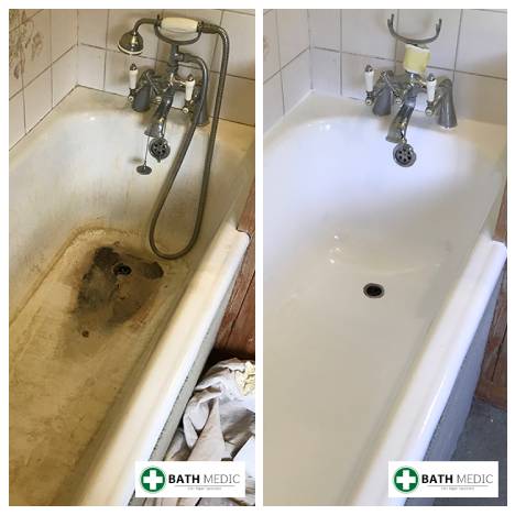 Bath chip repair Edinburgh St Christophers Inn result — Bath Medic